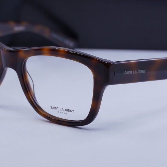 Saint Laurent SL677 003 Square Eyeglasses 54mm – Havana - Picture 4 of 11